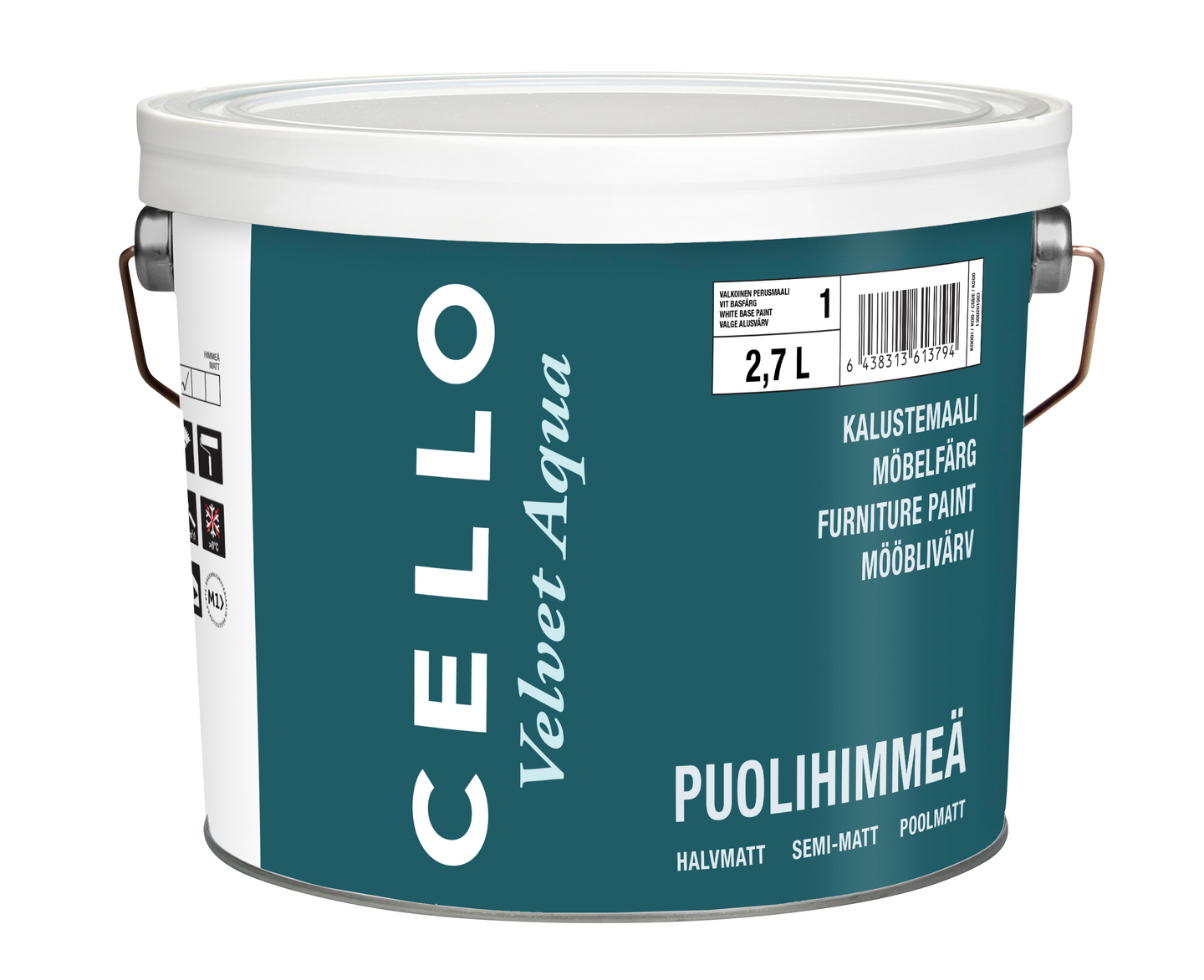 Cello Velvet Aqua Kalustemaali