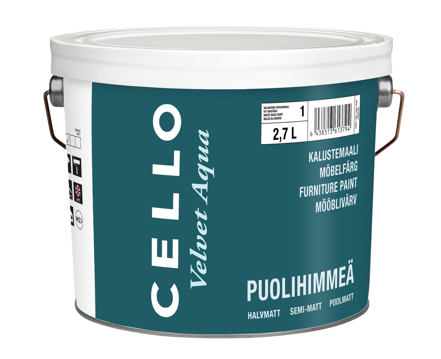 Cello Velvet Aqua Kalustemaali