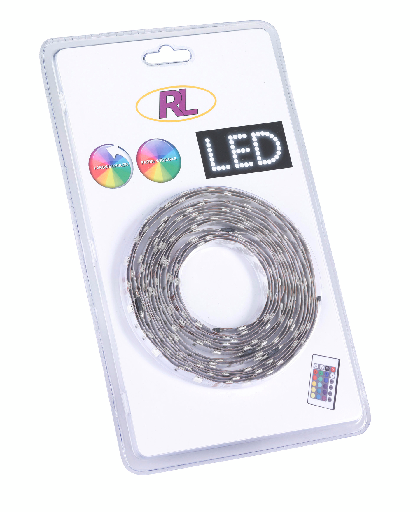 Led-valonauha TRIO 5m 1200lm RGB kaukosäätimellä
