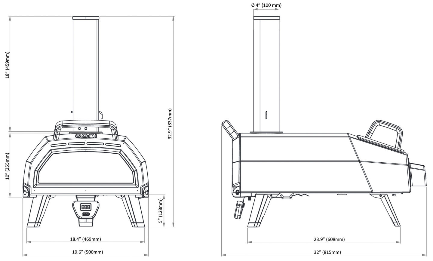 Pizzauuni Ooni Karu 16