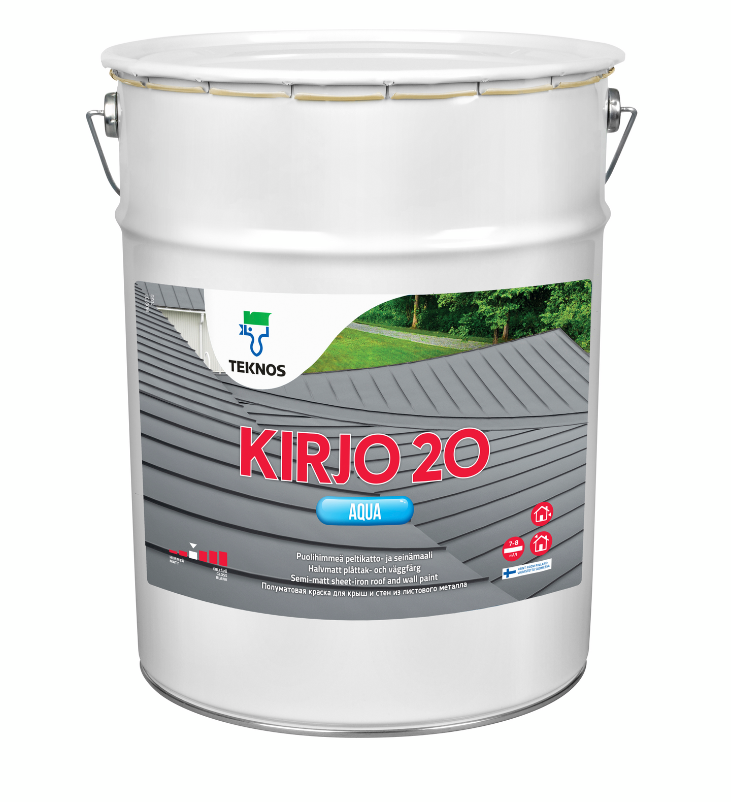 Kirjo aqua 20 peltimaali