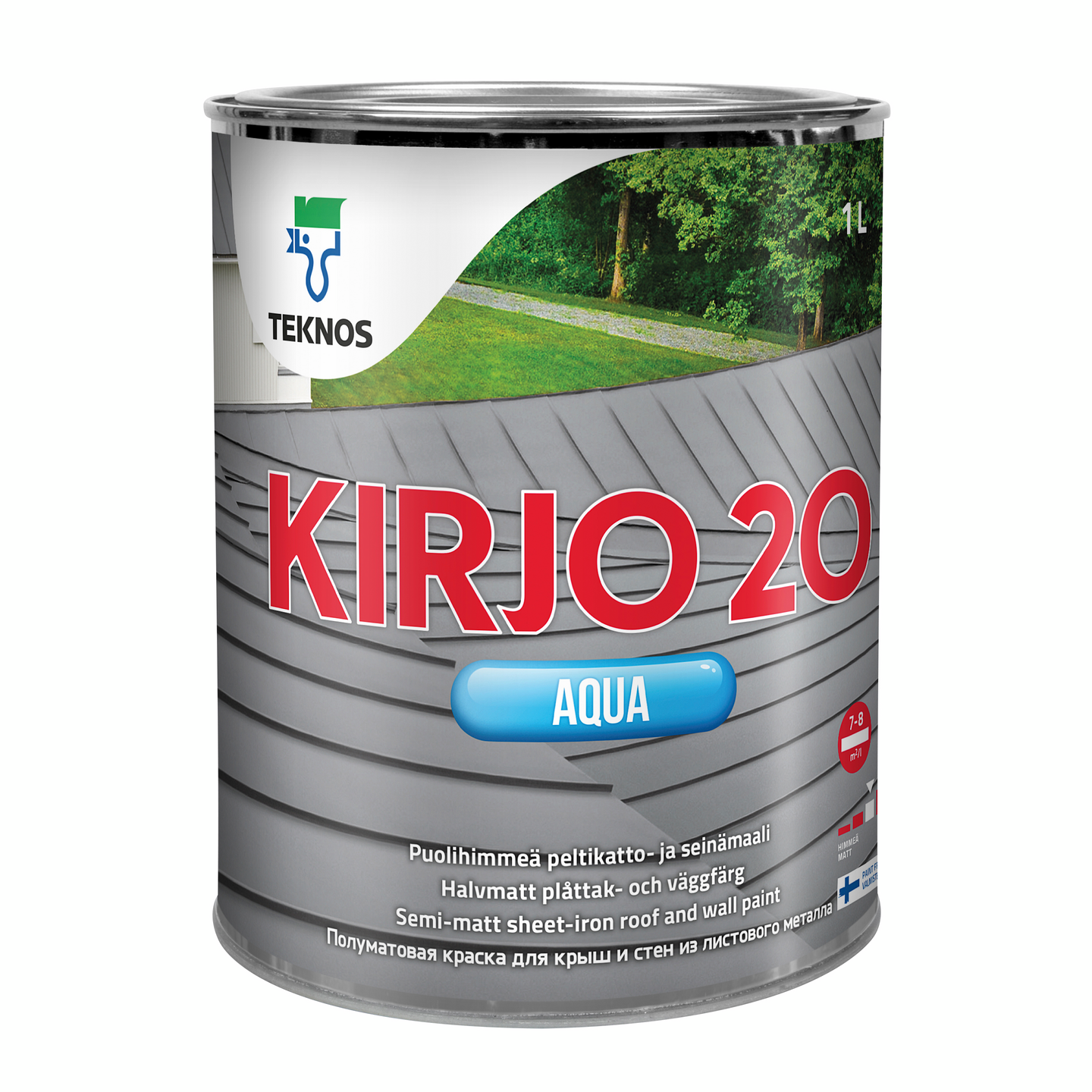 Kirjo aqua 20 peltimaali