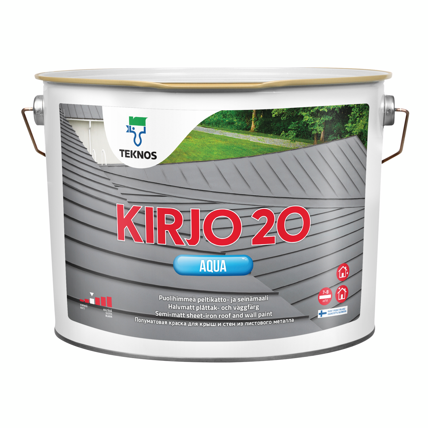 Kirjo aqua 20 peltimaali