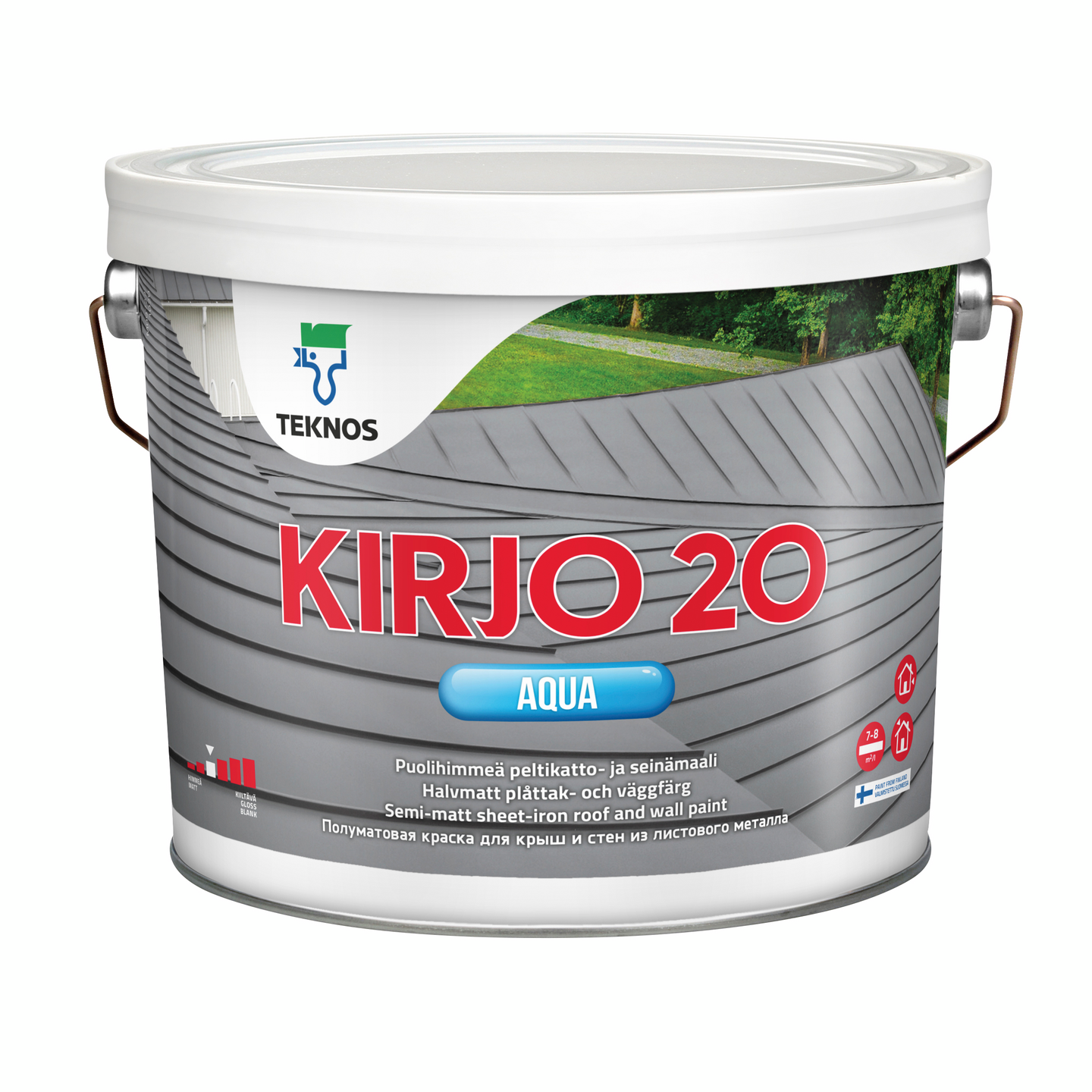 Kirjo aqua 20 peltimaali