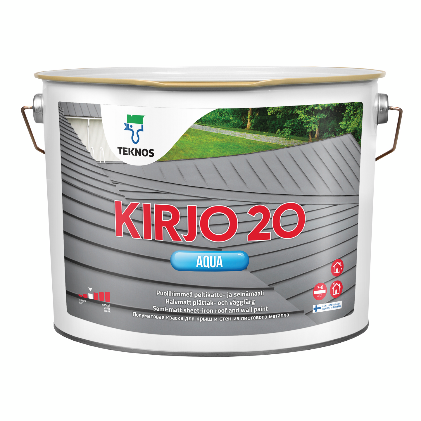 Kirjo aqua 20 peltimaali