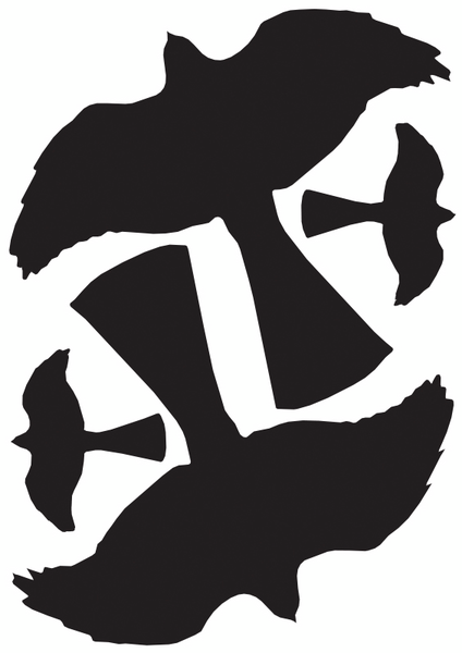 Linnunpelätin siluet shadow 2&2