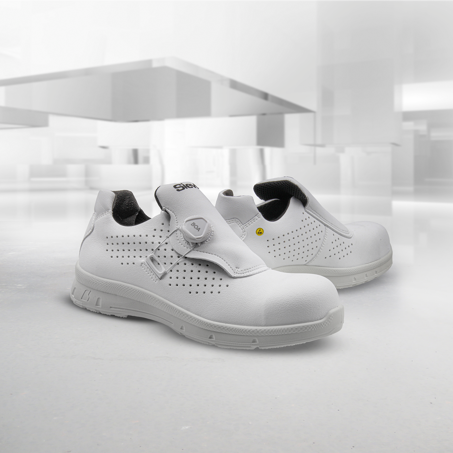 Turvakengät Sievi Vent White Roller S1 valkoinen