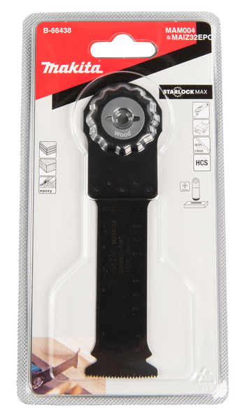 Monitoimikoneen terä Makita 32mm HCS Starlock Max