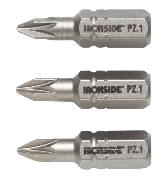 SKRUVBIT PZ1 25MM 3DEL IRONSIDE