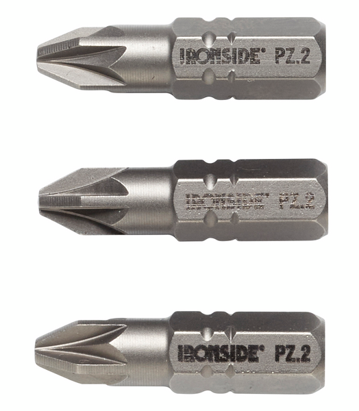 SKRUVBIT PZ2 25MM 3DEL IRONSIDE