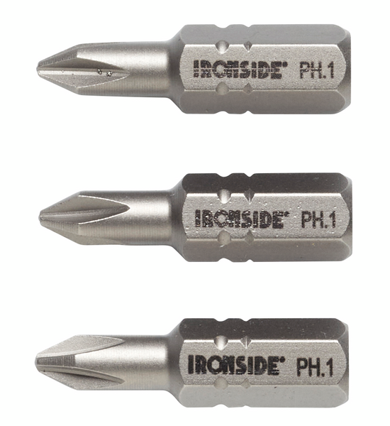 SKRUVBIT PH1 25MM 3DEL IRONSIDE