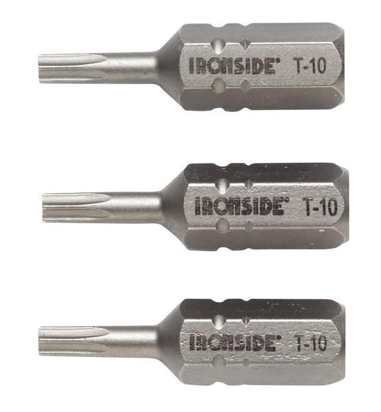 SKRUVBIT IRONSIDE TORX10 25MM 3 DEL