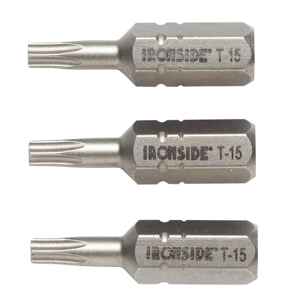 SKRUVBIT IRONSIDE TORX15 25MM 3-DEL