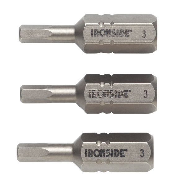 SKRUVBIT HEX3 25MM 3DEL IRONSIDE