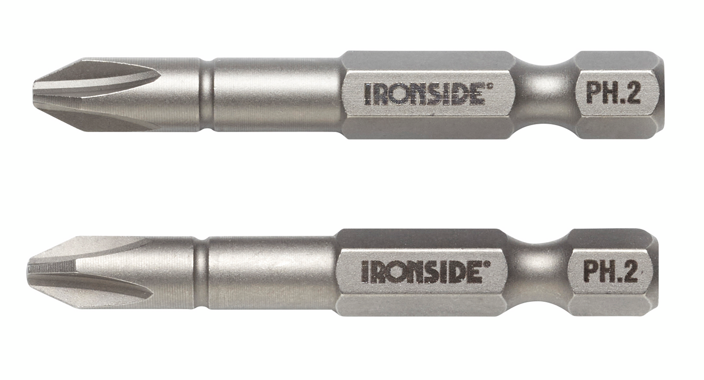 SKRUVBIT PH2 50MM 2DEL IRONSIDE