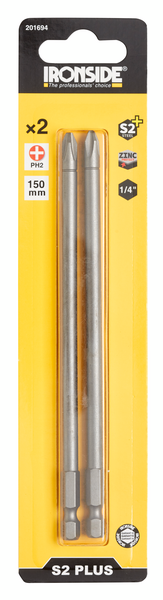 SKRUVBIT PH2 150MM 2DEL IRONSIDE