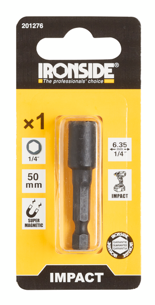 SEXKANTSHYLSA 1/4IN 50MM IRONSIDE