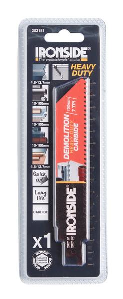 KNIVSÅGBLAD DEM. 7H 152MM IRONSIDE