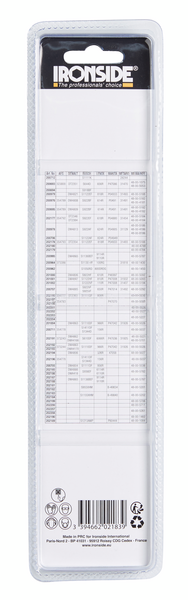Puukkosahanterä Ironside demolition karbiidi Heavy Duty 202183 7h 228mm