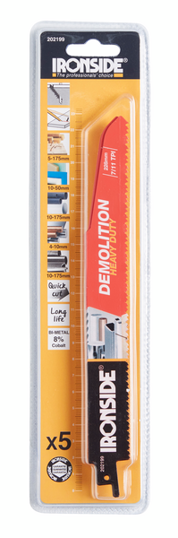KNIVSÅGBLAD DEM.7/11H 228MM IRONSIDE