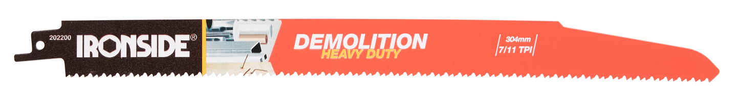 Puukkosahanterä Ironside demolition Heavy Duty 5kpl 202200 7/11h 304mm