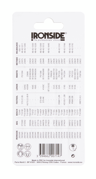 JIGSAW BLADSARJA MET. 5DEL IRONSIDE