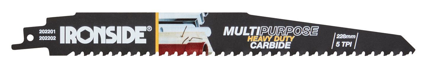 KNIVSÅGBLAD KARB. 5H 228MM IRONSIDE