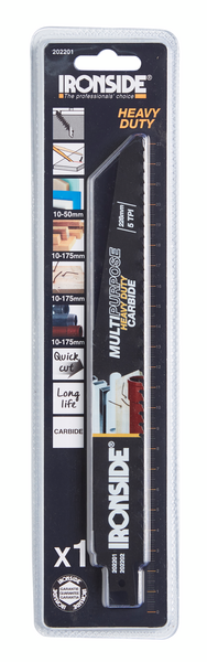 KNIVSÅGBLAD KARB. 5H 228MM IRONSIDE