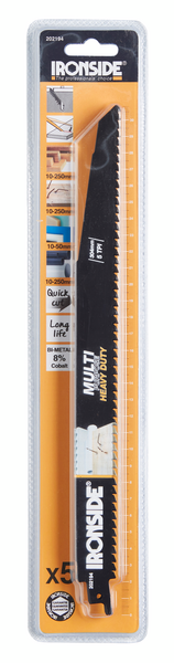 KNIVSÅGBLAD MULTIP 5H 304MM IRONSIDE