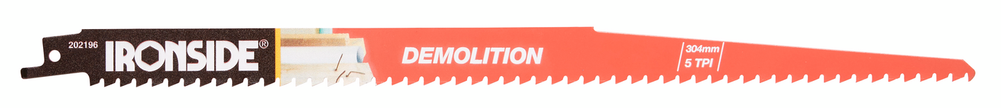 Puukkosahanterä Ironside purku Heavy Duty 5kpl 202196 5h 304mm