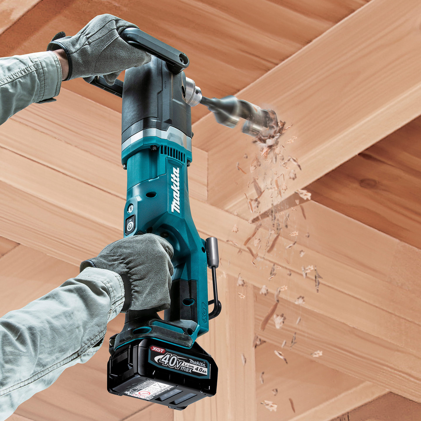 Akkukulmaporakone Makita DA001GZ 40V XGT