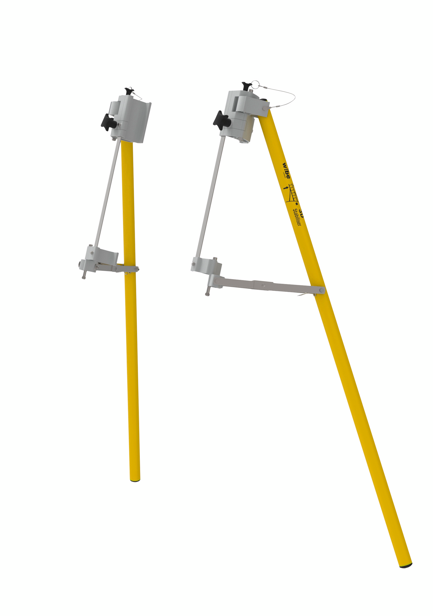 Nojatikkaan tukijalat W.steps SLX-73 1,5m 852073