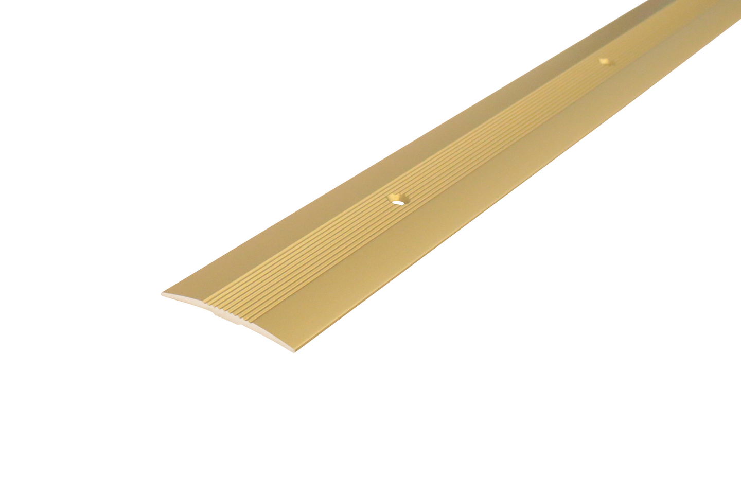 Saumalista 38mm kulta-anodisoitu uritettu rei’itetty 3000mm