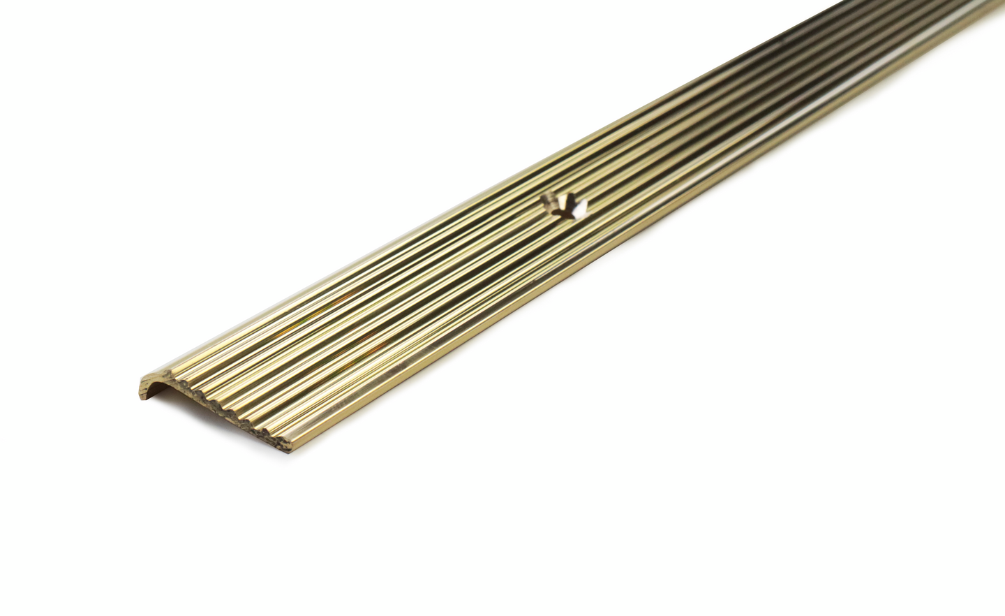 Kynnyslista 23x6,5mm messinki uritettu rei’itetty 1000mm