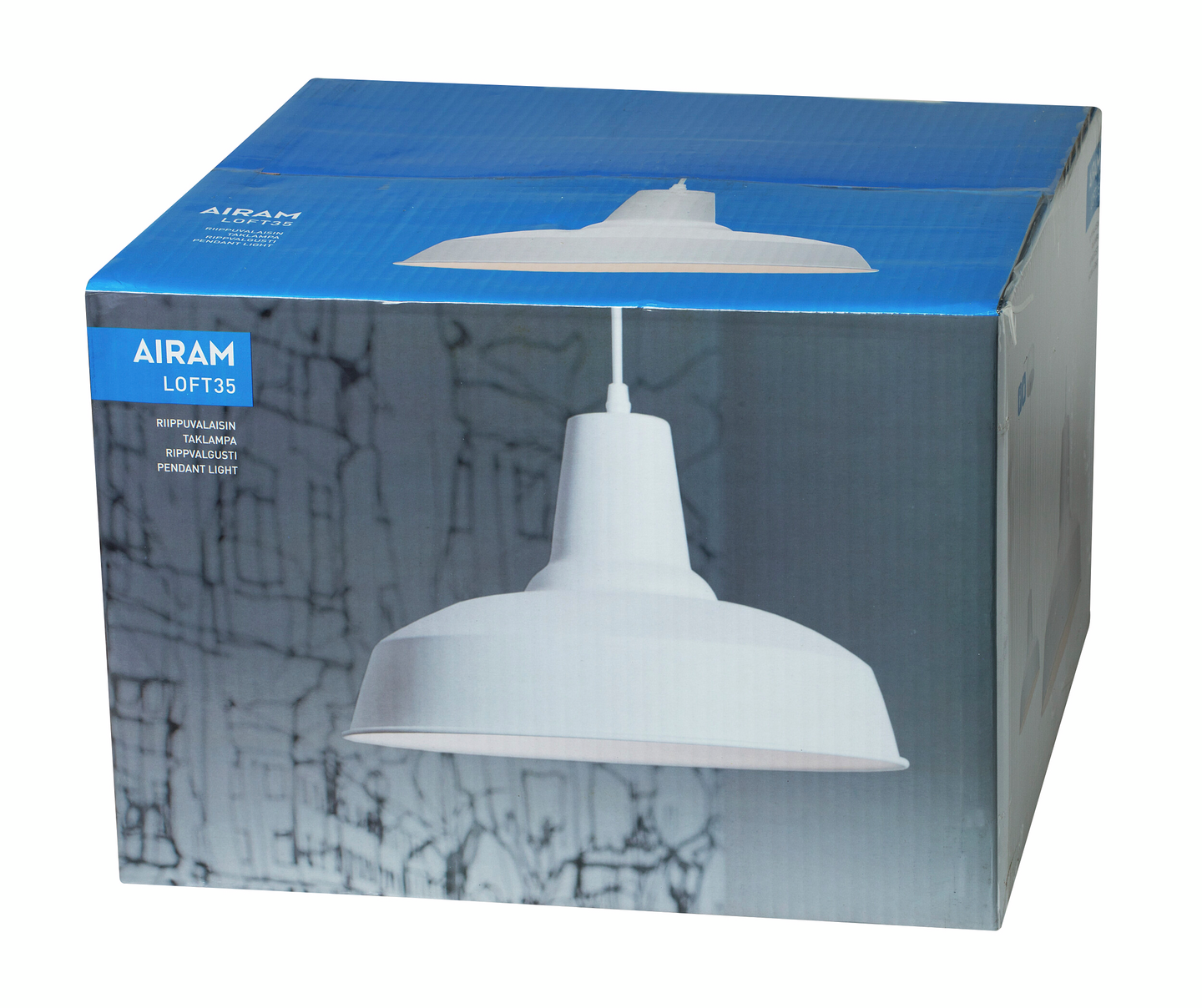 Riippuvalaisin Airam Loft 35 E27 valkoinen