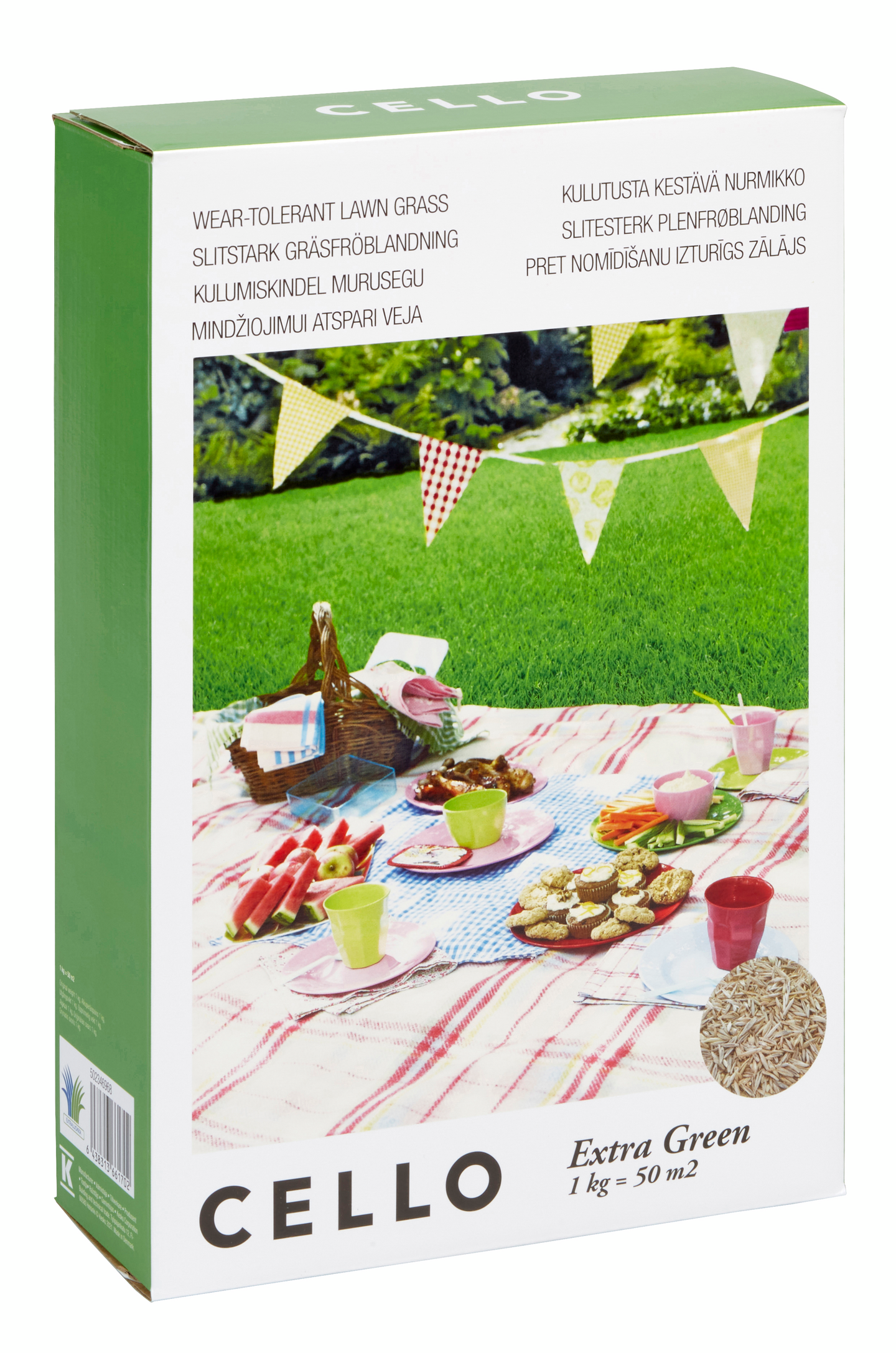 Nurmikkoseos Cello Extra Green 1kg