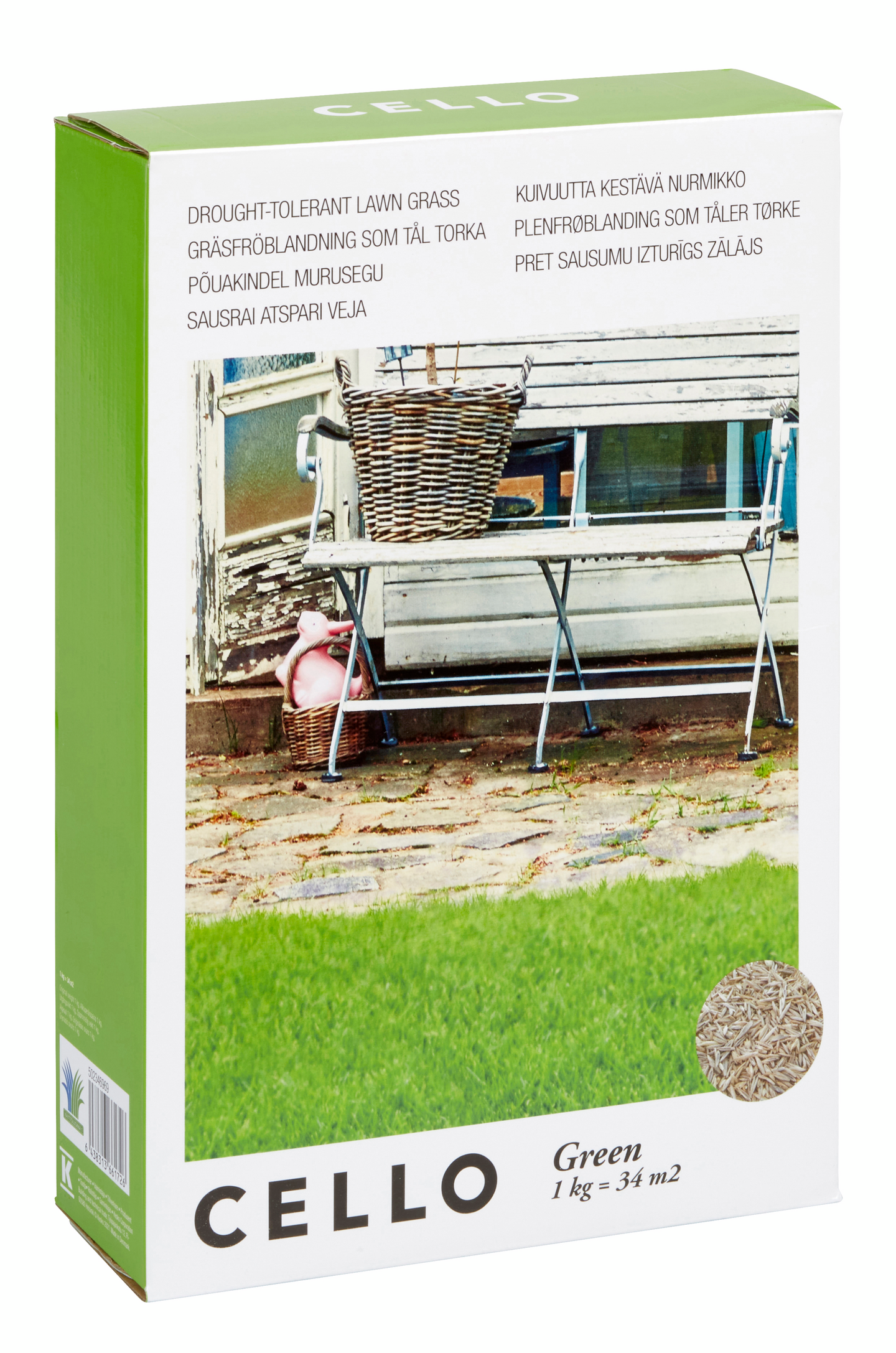 Nurmikkoseos Cello Green 1kg