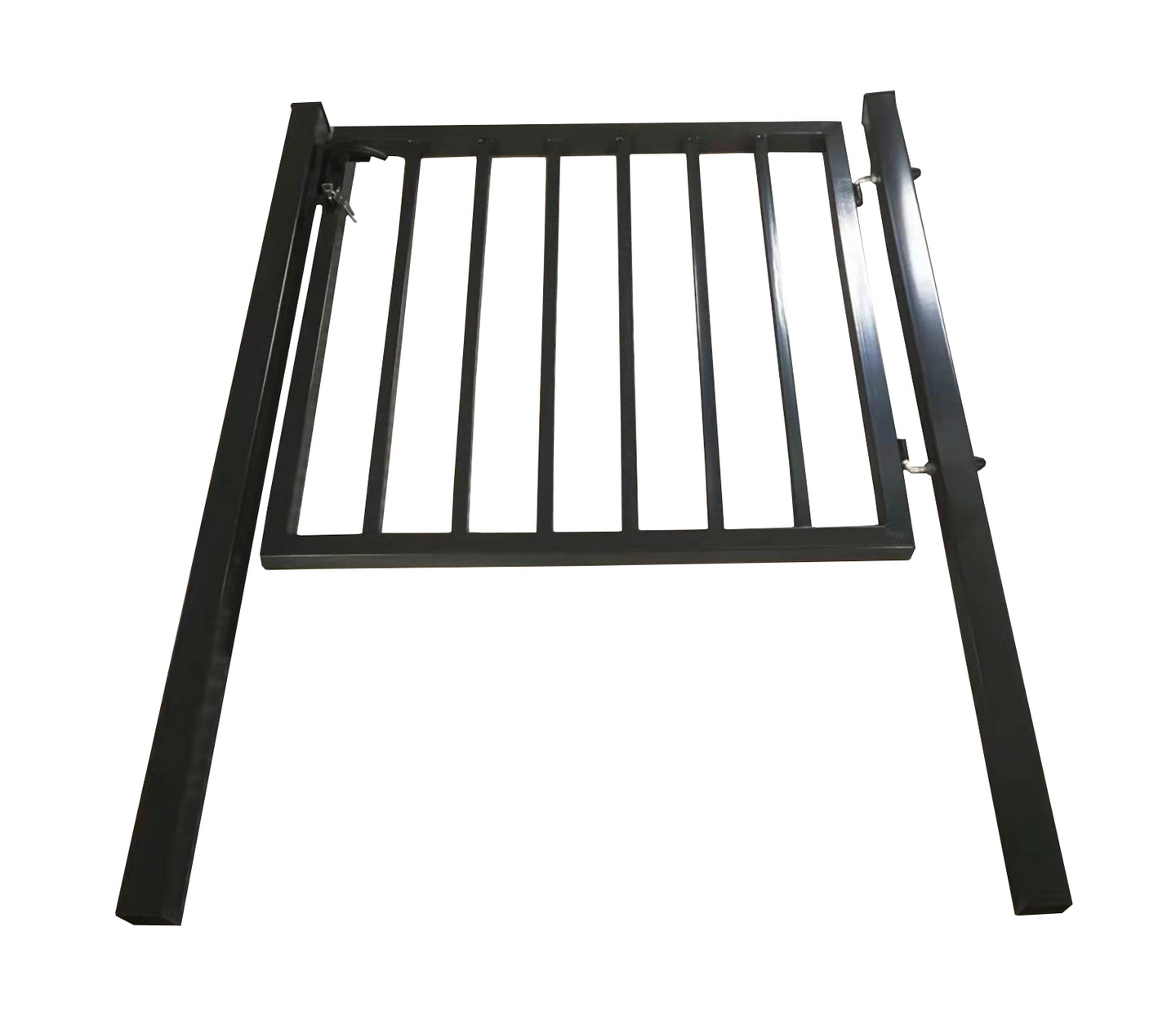 Metalliaidan portti Cello 100x100cm harmaa