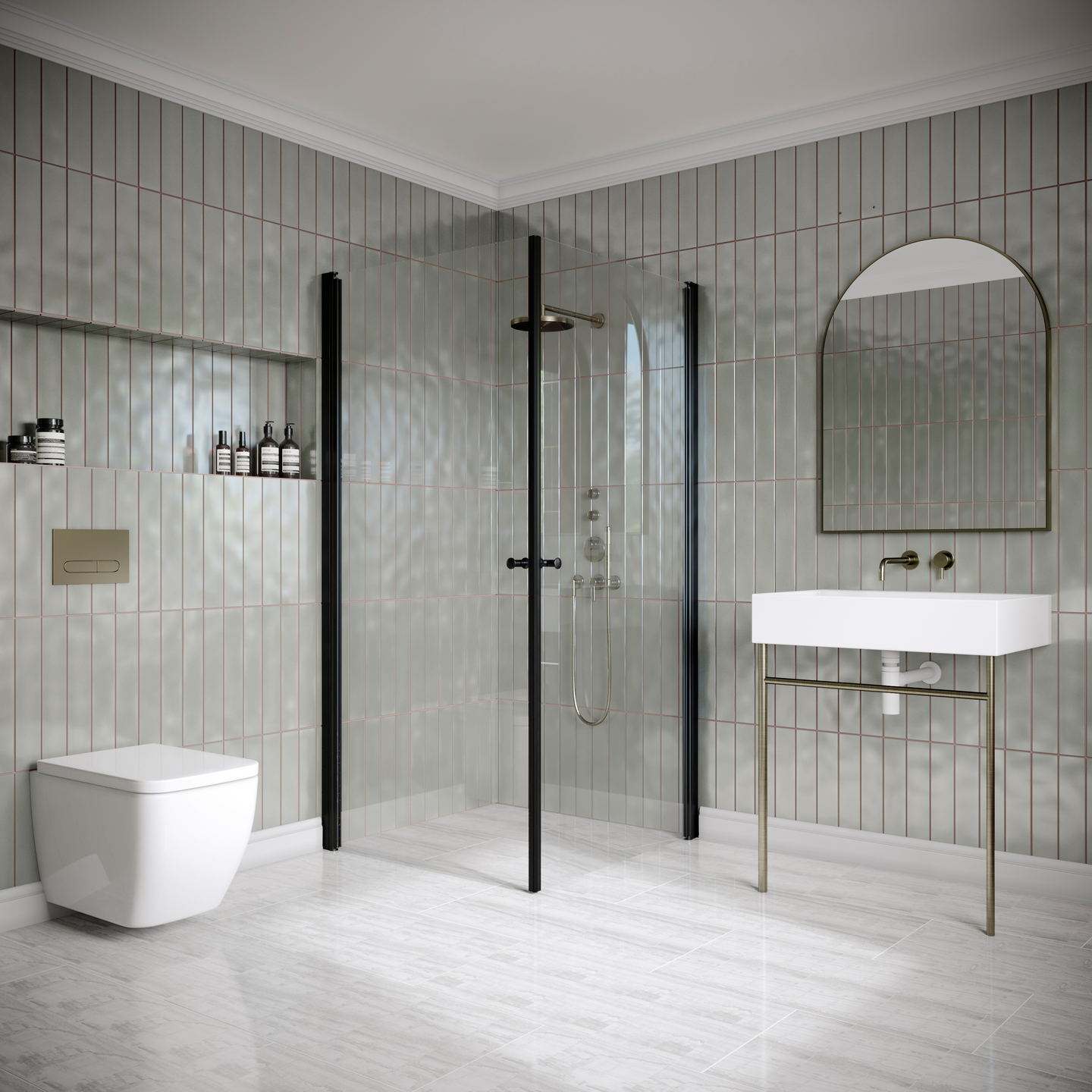 Suihkunurkka Classic 148 kääntyvillä ovilla 805x905x1900mm musta/kirkas