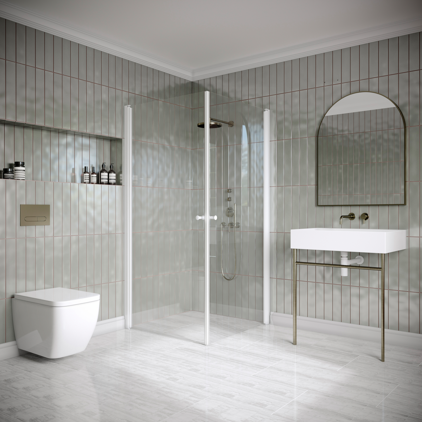 Suihkunurkka Classic 148 kääntyvillä ovilla 805x705x1900mm valkoinen/kirkas