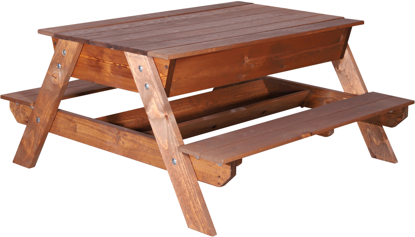 Lasten Piknik-kalusteryhmä ruskea