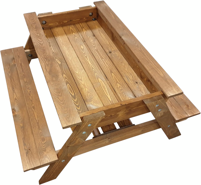 Lasten Piknik-kalusteryhmä ruskea