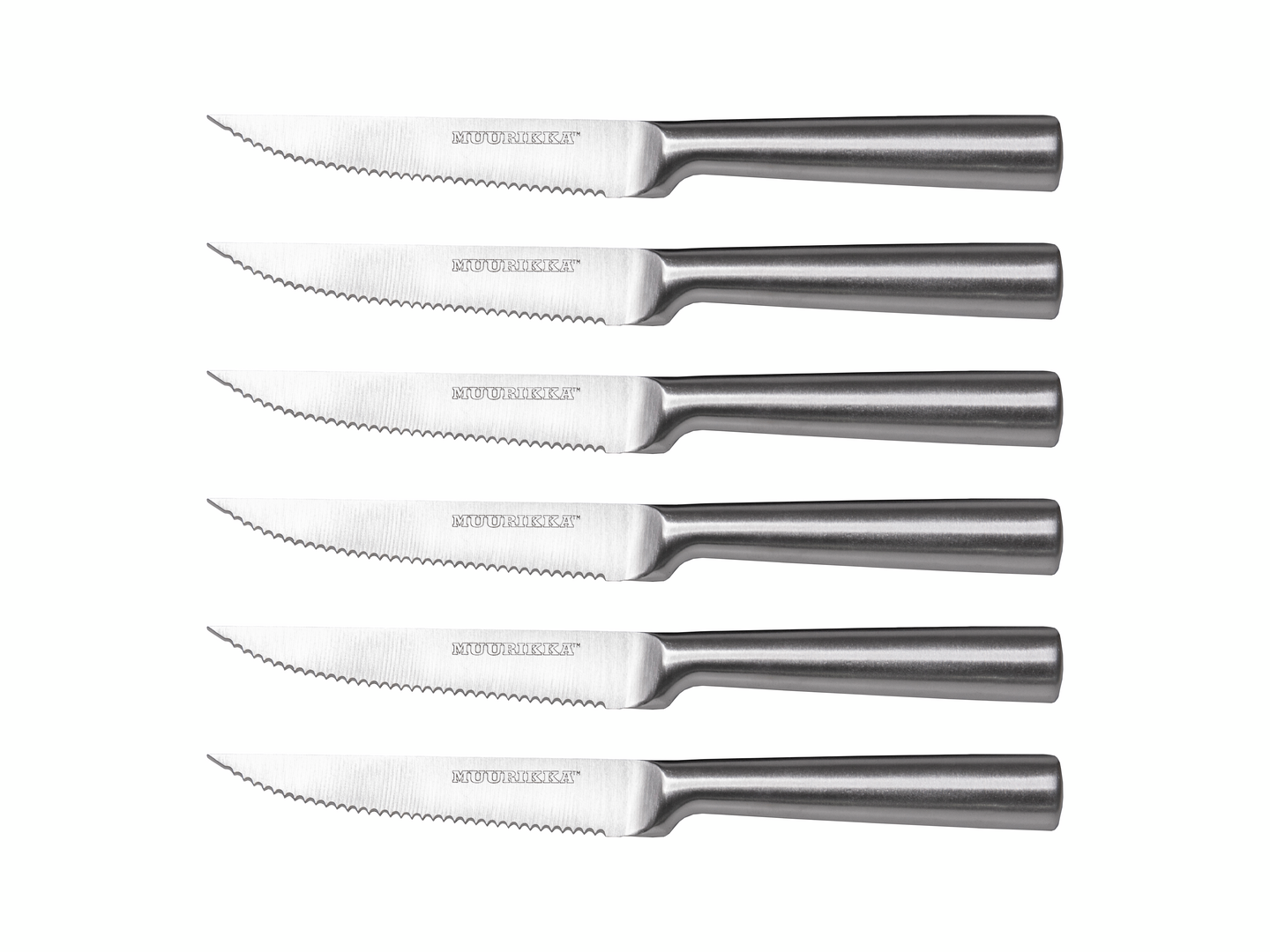 Pihviveitsi Muurikka teräs 6kpl