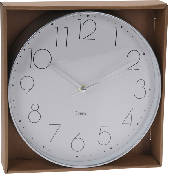 Kello Cello Silver halkaisija 30x4,5cm