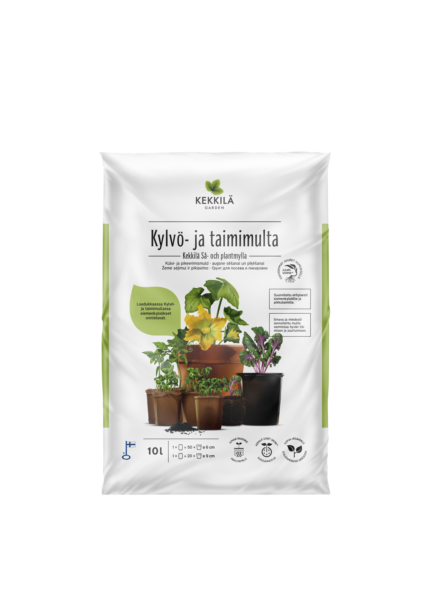 Kylvö- ja taimimulta Kekkilä 10l