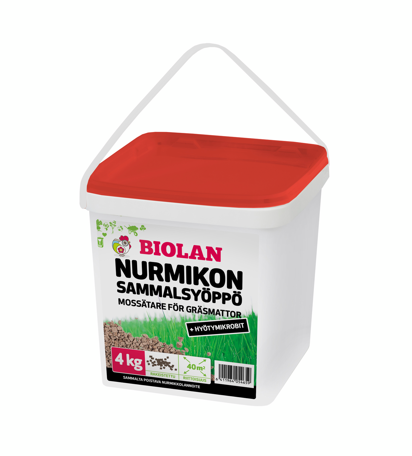 Nurmikon sammalsyöppö Biolan 4kg