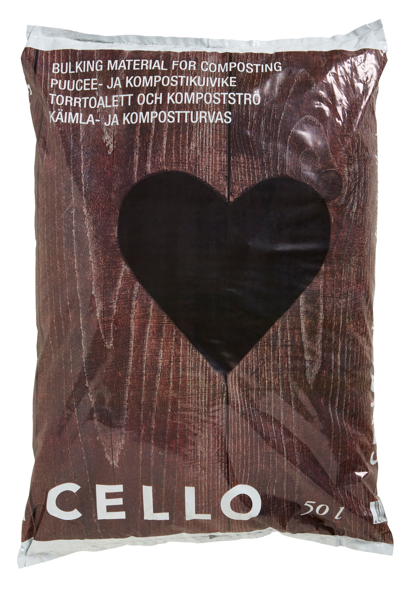 Puucee- ja kompostikuivike Cello 50l