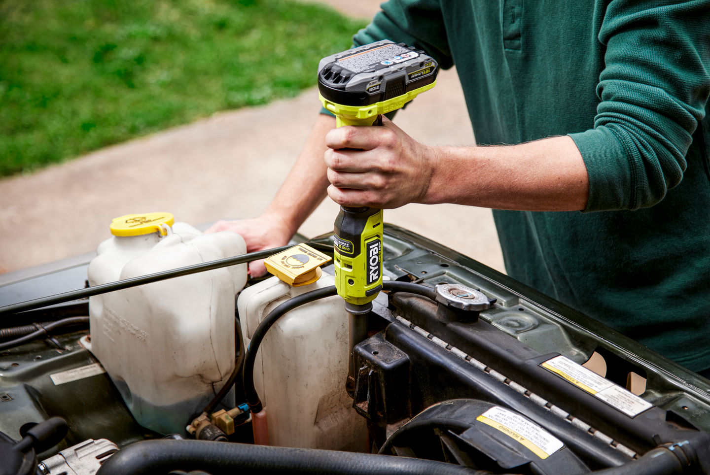 Akkuräikkäväännin Ryobi RRW1814X-0 1/4in kara 18V ONE+ HP hiiliharjaton