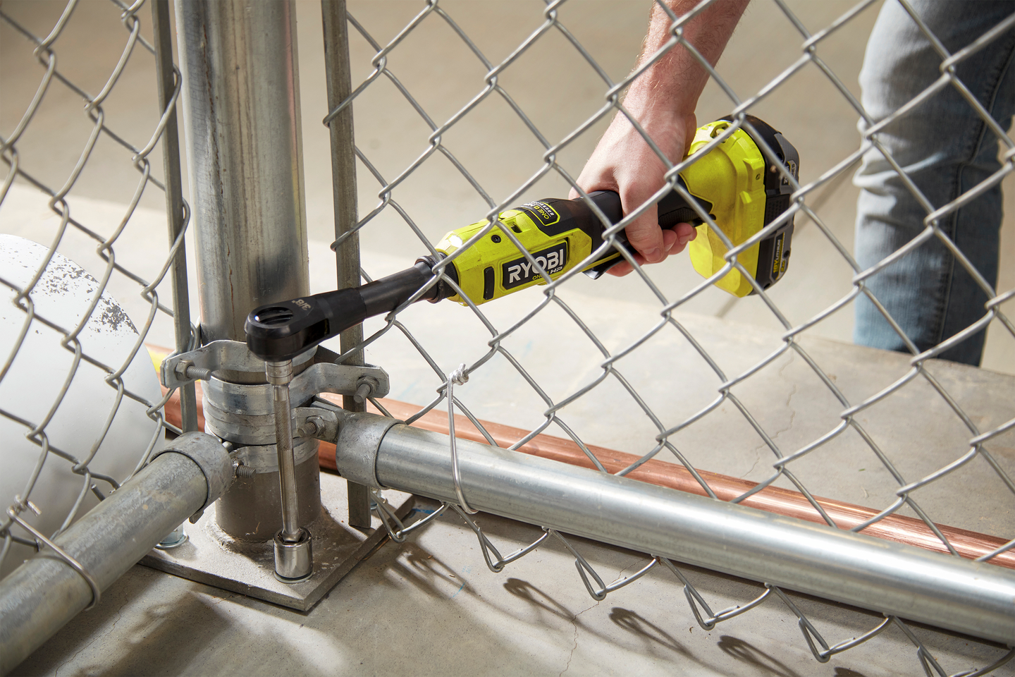 Akkuräikkäväännin Ryobi RRW1838X-0 3/8in kara 18V ONE+ HP hiiliharjaton