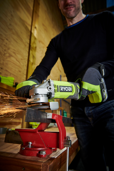 Akkukulmahiomakone Ryobi RAG18115-0 18V ONE+ runko